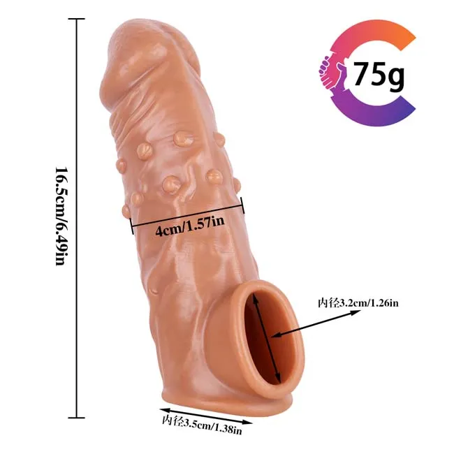 Toy jouet exotique exotique gaine extension portables pour hommes