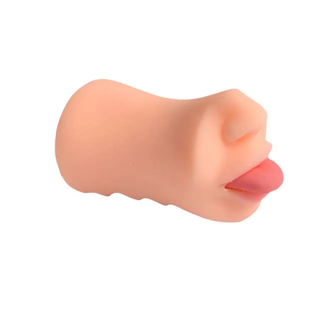 Silicone Real Mouth Sex Toy pour les hommes